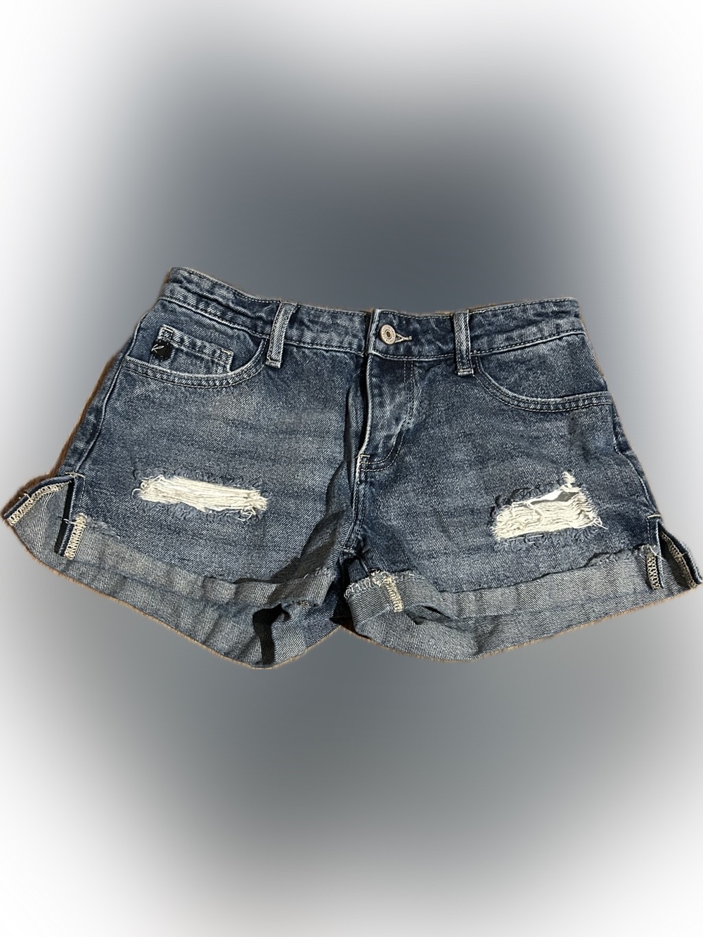 KanCan Los Angeles women's denim shorts - style KC5142YT, size 1 (24).